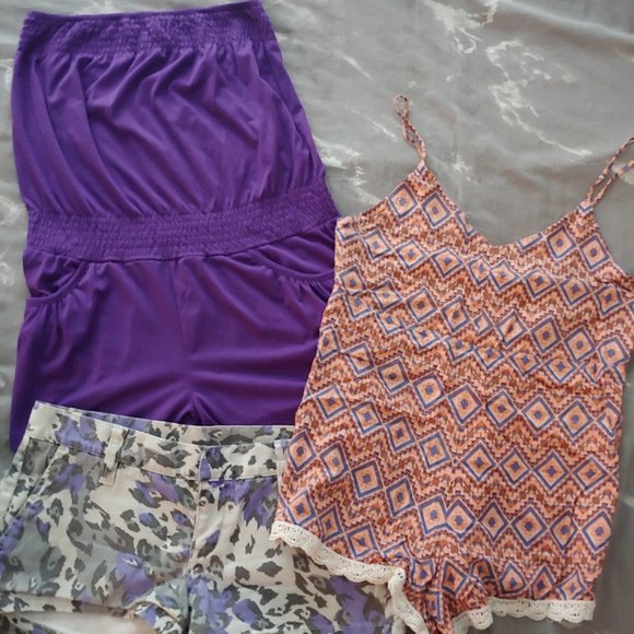 Boho Rompers & Hurley Shorts *Bundle* - Picture 1 of 1